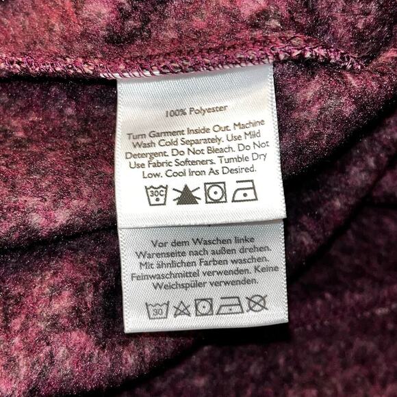 NWT Eddie Bauer Women’s WR Radiator Fleece Full‑Zip, Fuchsia Heather, Size M - Picture 6 of 8